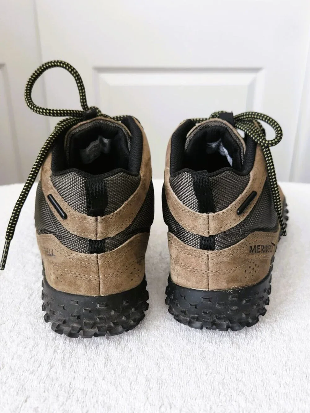 Merrell J5006859 Waterproof Hiking Boots Men's Size 10 Brown Suede Quantum Grip